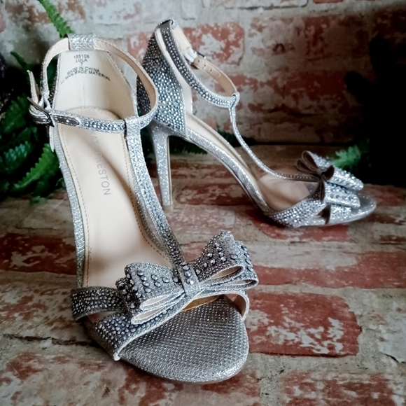 Kate Preston Lula Rhinestone Bow Ankle Sandal - Picture 6 of 16